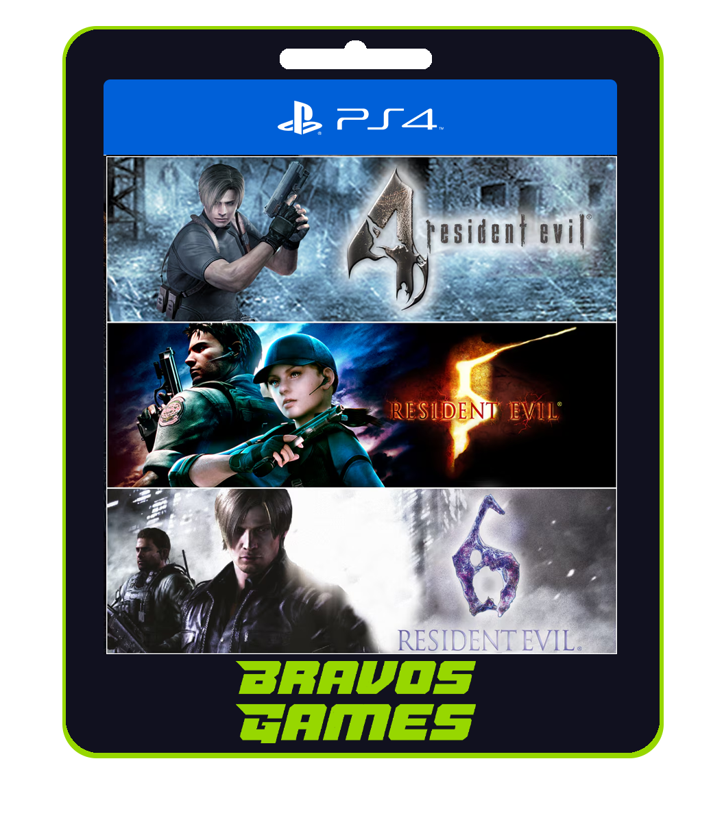 Pacote Triplo Resident Evil – Ps4 – Digital